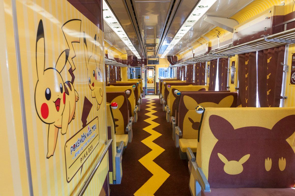 Lets Go Pikachu And Lets Go Eevee – Japan Themed Train