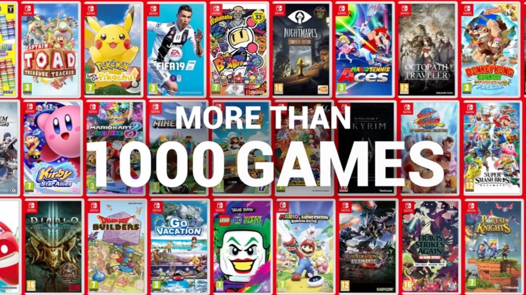 Nintendo Switch Reaches 1000 games