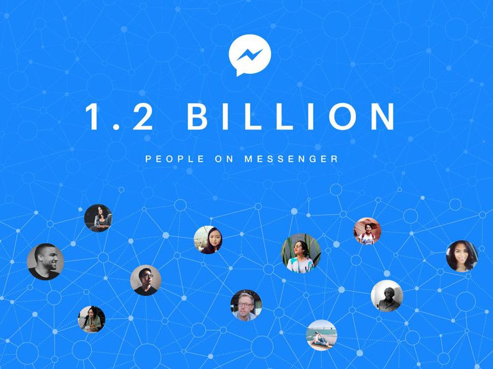facebook messenger 1.2 billion