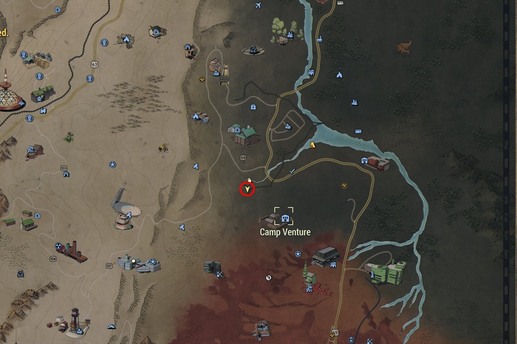 Fallout 76 Where To Find All The Treasures Locations In The Mire And Cranberry Bog Treasure Maps 9510