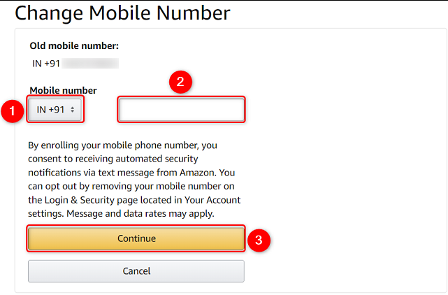 How to Change Phone Number on Amazon on Desktop