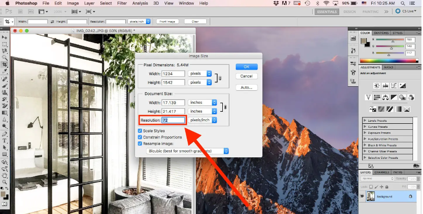 How to Change the DPI of an Image in Photoshop