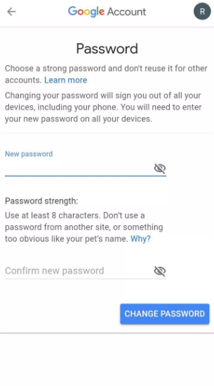How to Change Your Google Password on an Android Device