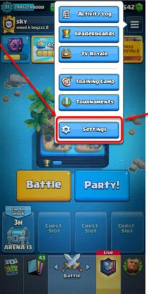 How to Log Out of Clash Royale 