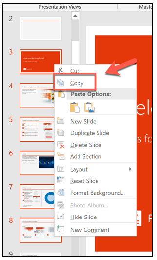 How to Copy and Paste Slides in PowerPoint