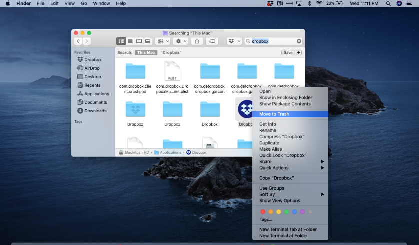 How to Uninstall Dropbox on Mac