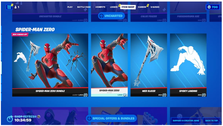 How to Get Spider-Man Zero in Fortnite