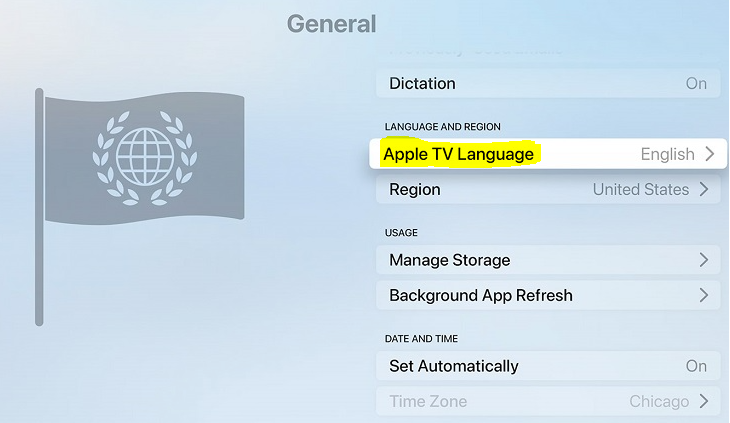 How to Change Language on Apple TV