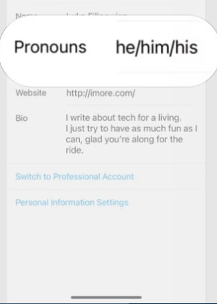 How to Add Pronouns to Your Instagram Profile