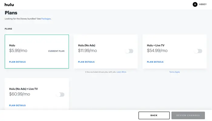 How to Change Your Hulu Plan on Computer