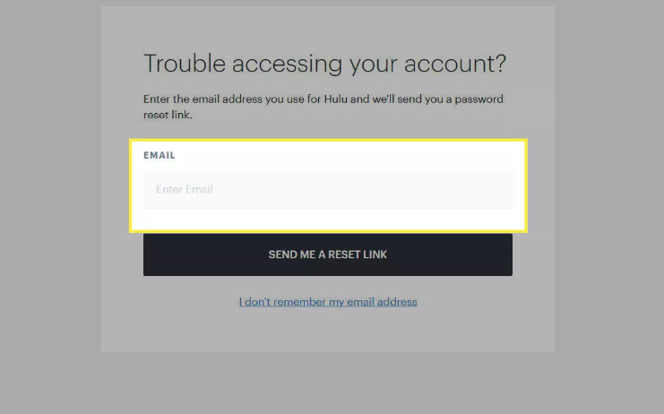 How to Reset Your Hulu Password