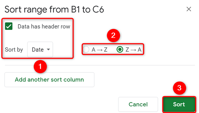 How to Sort Your Data by Date in Google Sheets