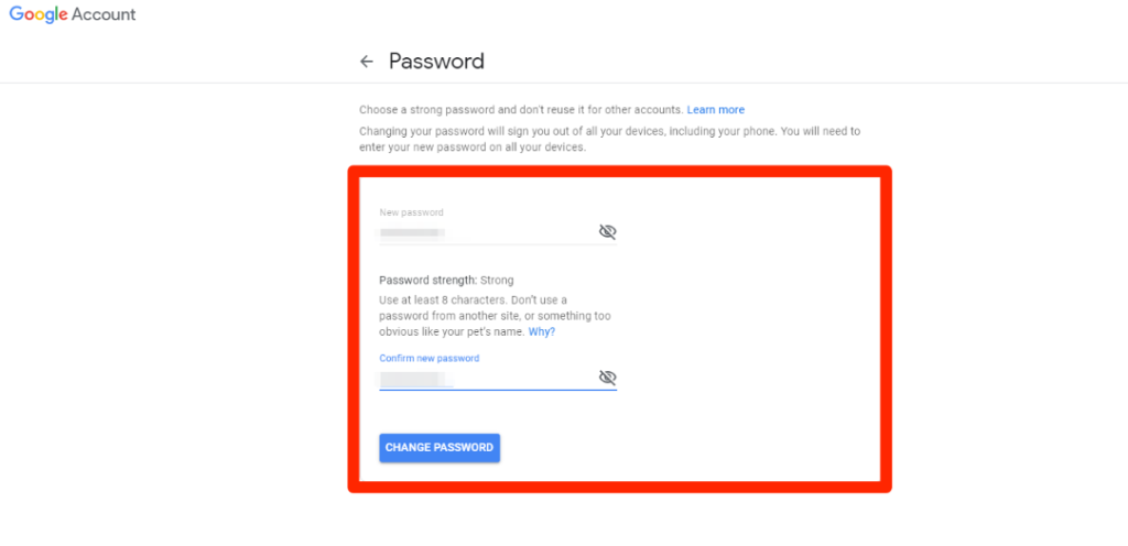 How to Change Youtube Password