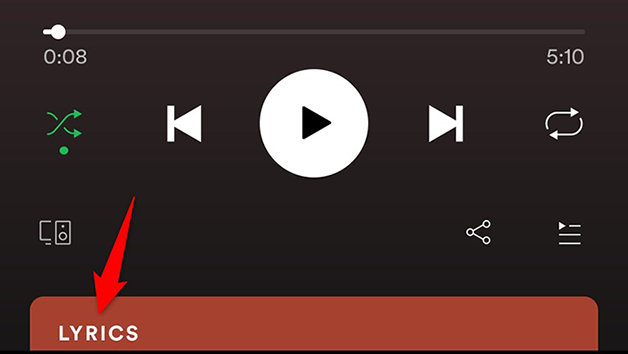 How to View Song Lyrics in Spotify on Mobile