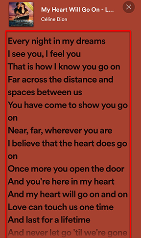How to View Song Lyrics in Spotify on Mobile