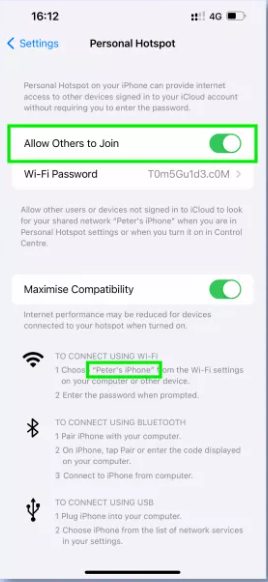 How to Set Up and Use Personal Hotspot on iPhone