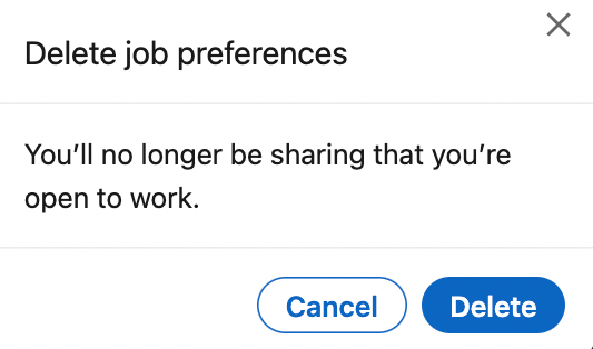 How to Remove Open to Work on Linkedin Profile