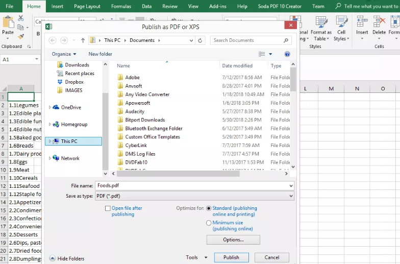 How to Convert Excel Documents to the PDF Format