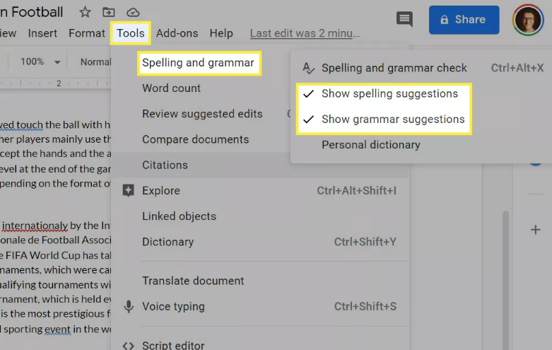 How to Use Spell Check on Google Docs