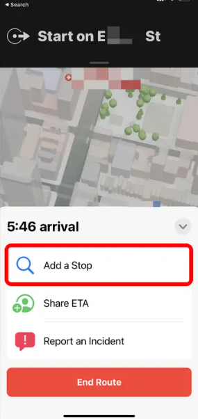 How to Add a Stop on Apple Maps