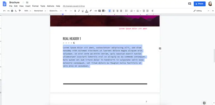 How to Make a Brochure on Google Docs