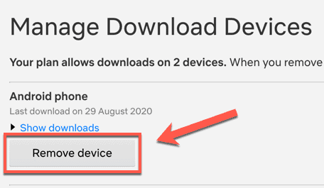 How to Manage Download Devices on Netflix