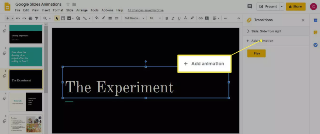 How to Animate Text and Images in Google Slides