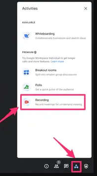 How to Record and Share a Google Meet Video Call