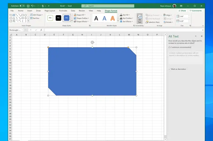 How to Add Alt Text in Microsoft Excel