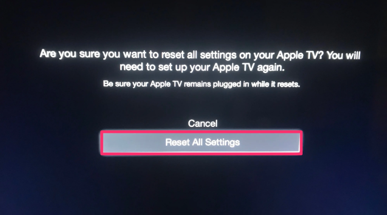 How to Reset Your Apple TV