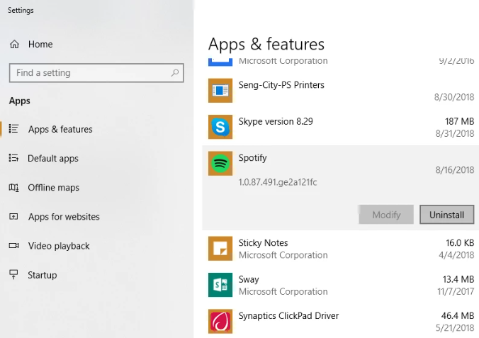 How to Uninstall Spotify on Windows 10