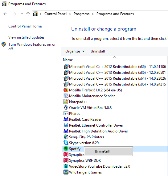 How to Uninstall Spotify on Windows 10