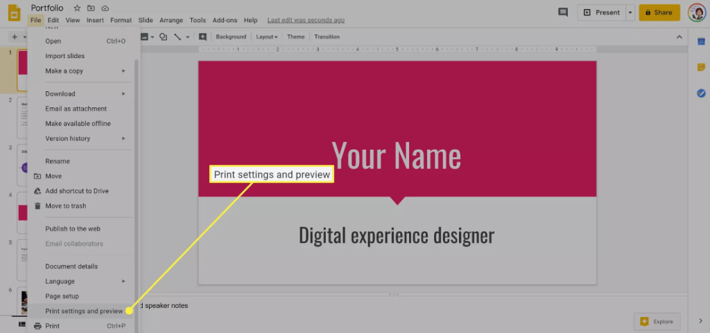 How to Print Google Slides With Notes