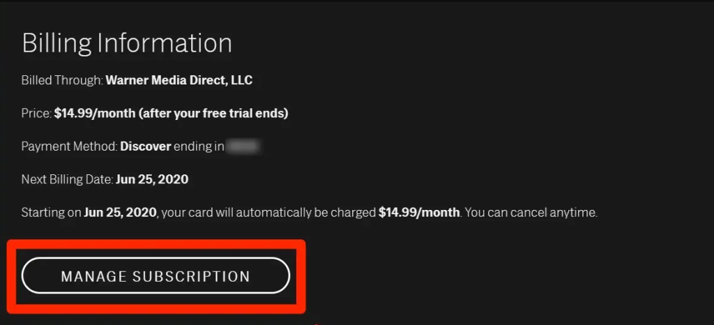 How to Change Your Payment on HBO Max