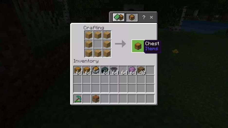 How to Craft a Chest in Minecraft