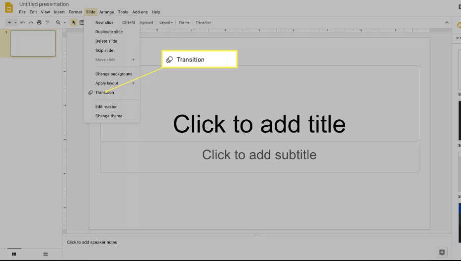 How to Create Google Slides Transitions