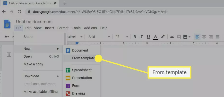 How to Use the APA Template in Google Docs