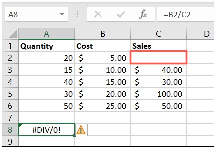 How to Fix Common Formula Errors in Microsoft Excel 