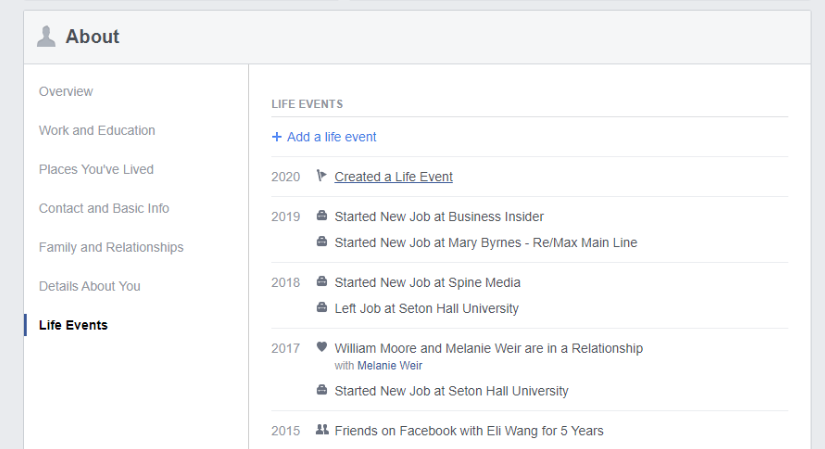 How to Edit a Life Event You've Already Added on Facebook