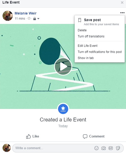 How to Edit a Life Event You've Already Added on Facebook