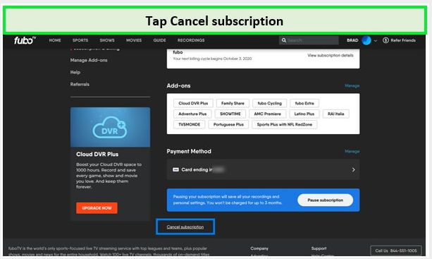 How to Cancel FuboTV Subscription