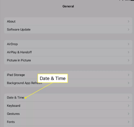 How to Change the Time on an iPad