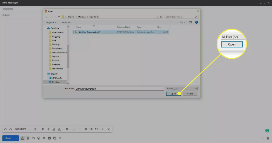 How to Send a File Attachment With Gmail