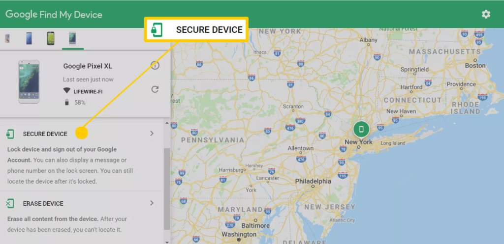 How to Lock Android Phone With Google Find My Device