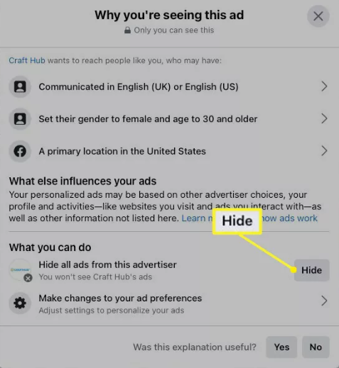 How to Hide Ads on the Facebook Website