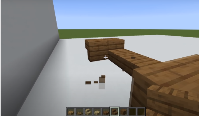 How to Make a Bench on Minecraft