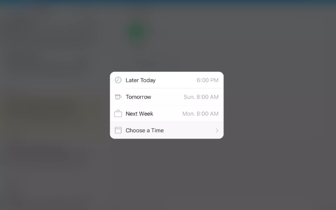 How to Postpone an Email in Outlook for iOS