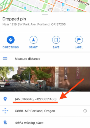 How to Find Coordinates on Google Map on Mobile