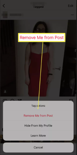 How to Hide Your Tagged Photo on Instagram