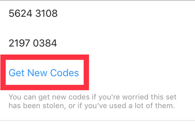 How to Get New Two-Factor Authentication Codes in Instagram